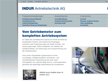 Tablet Screenshot of indur.ch